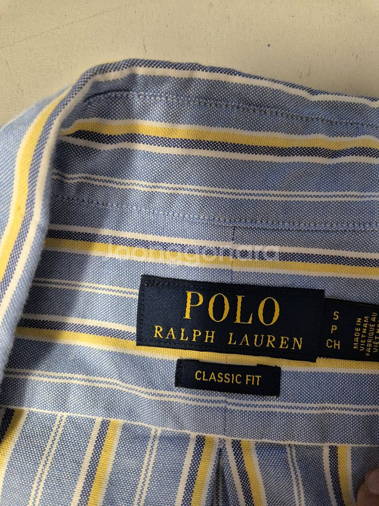 폴로랄프로렌 남성 스트라이프 옥스포드 긴팔셔츠 클래식핏--4