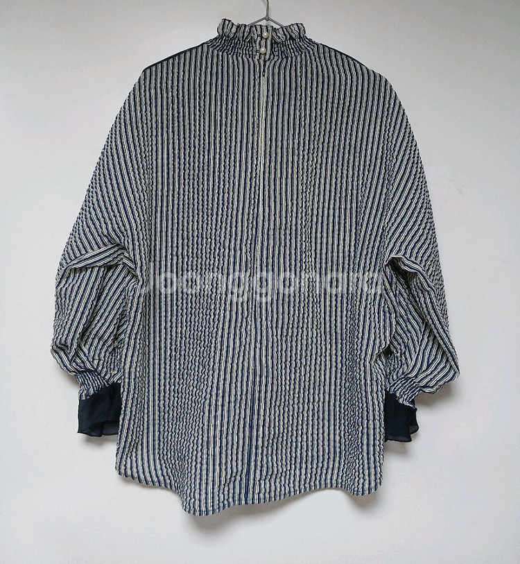 SYSTEM 스트라이프 블라우스--1