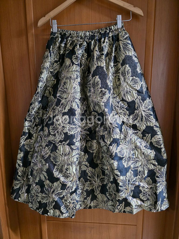 화려하고 예쁜 골드 쟈가드 롱스커트--0