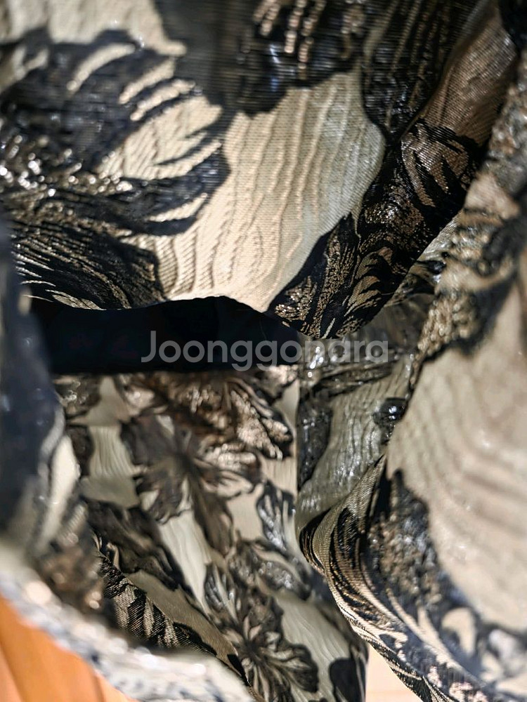 화려하고 예쁜 골드 쟈가드 롱스커트--7