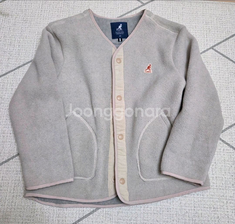 캉골키즈 플리스점퍼 120--0