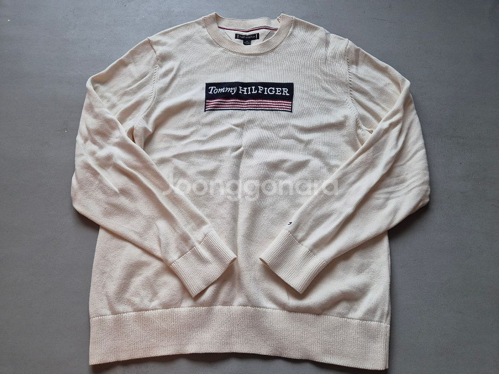 타미힐피거 키즈니트 16사이즈 아이보리색(66분께추천)--0