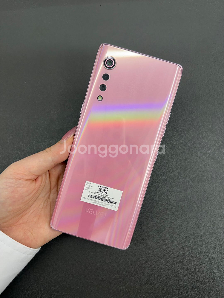 [대전중고폰] 380965 LG 벨벳 핑크 128G--0