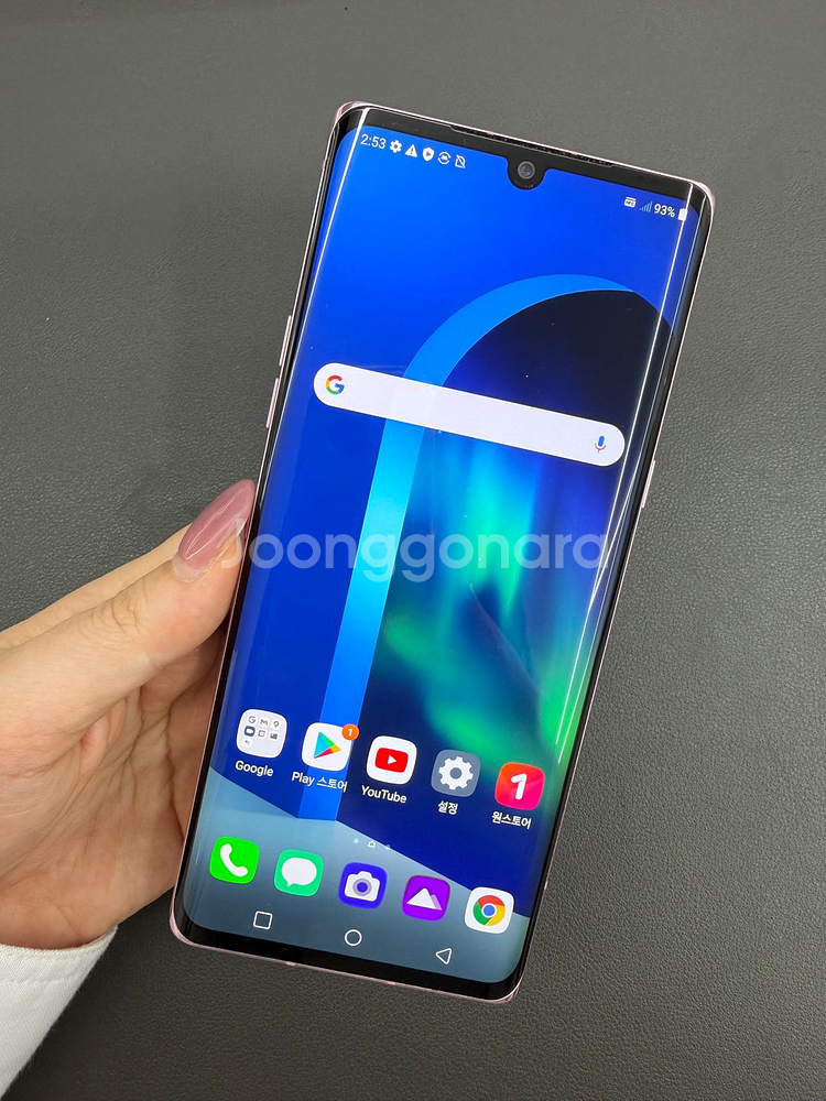 [대전중고폰] 380965 LG 벨벳 핑크 128G--5