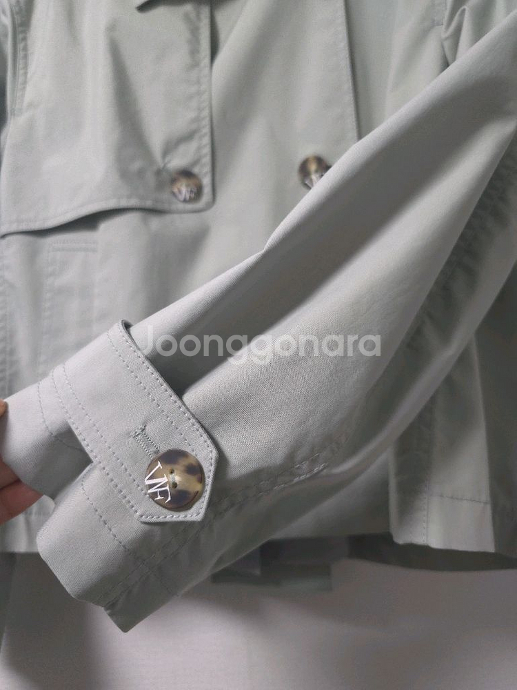 보브 숏 트렌치 자켓55--5