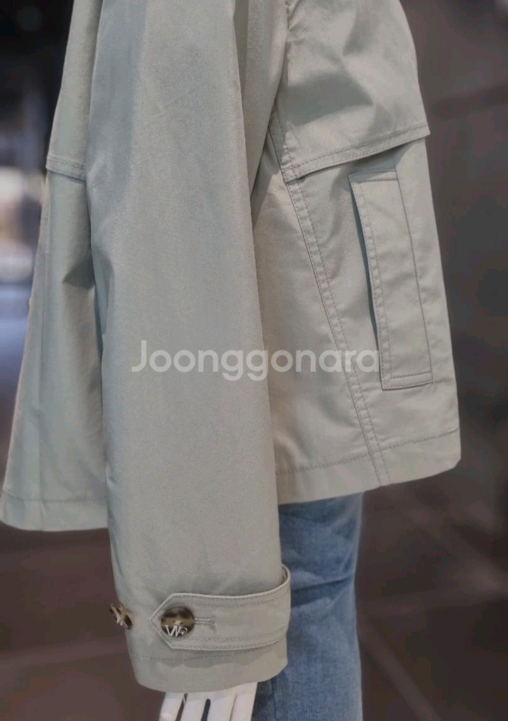 보브 숏 트렌치 자켓55--4