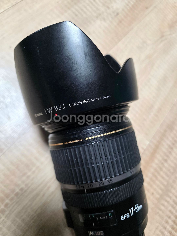 캐논 정품 efs17-55mm f2.8 is usm 축복렌즈 팝니다--1
