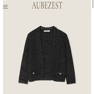 오브제스트 핸드메이드 트위드 펄 가디건 팔아요!!!