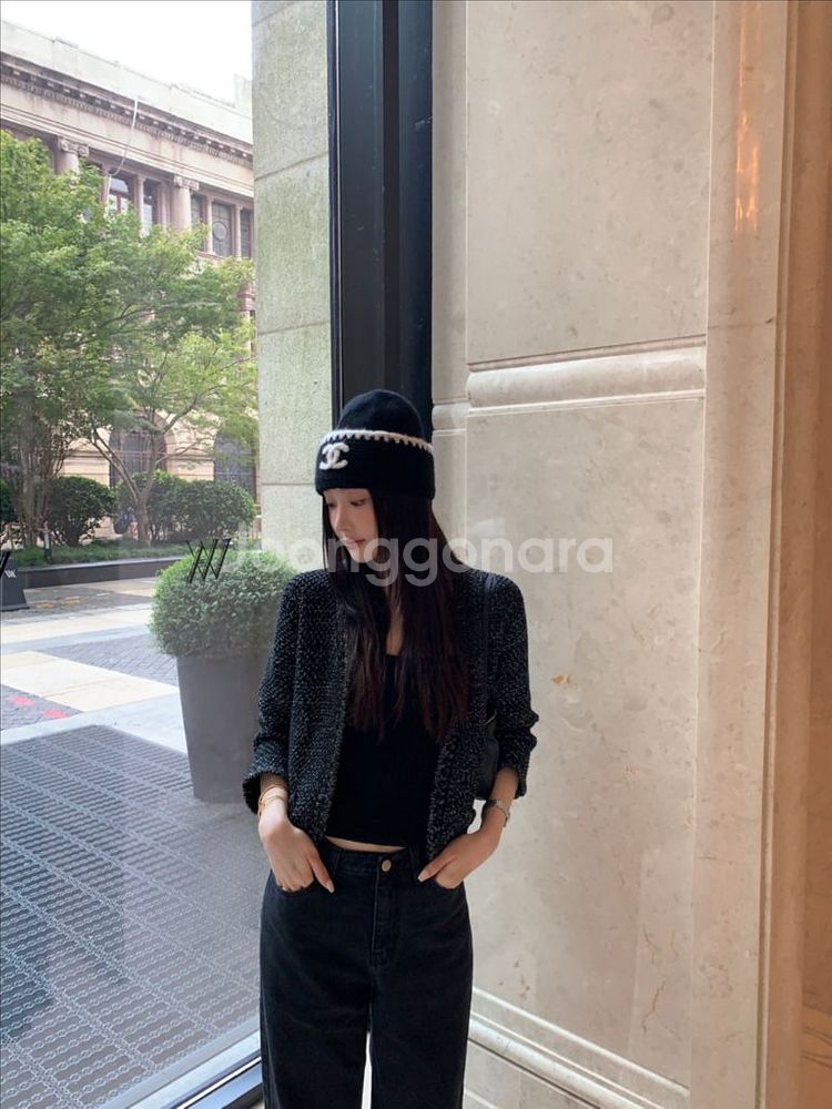 오브제스트 핸드메이드 트위드 펄 가디건 팔아요!!!--1