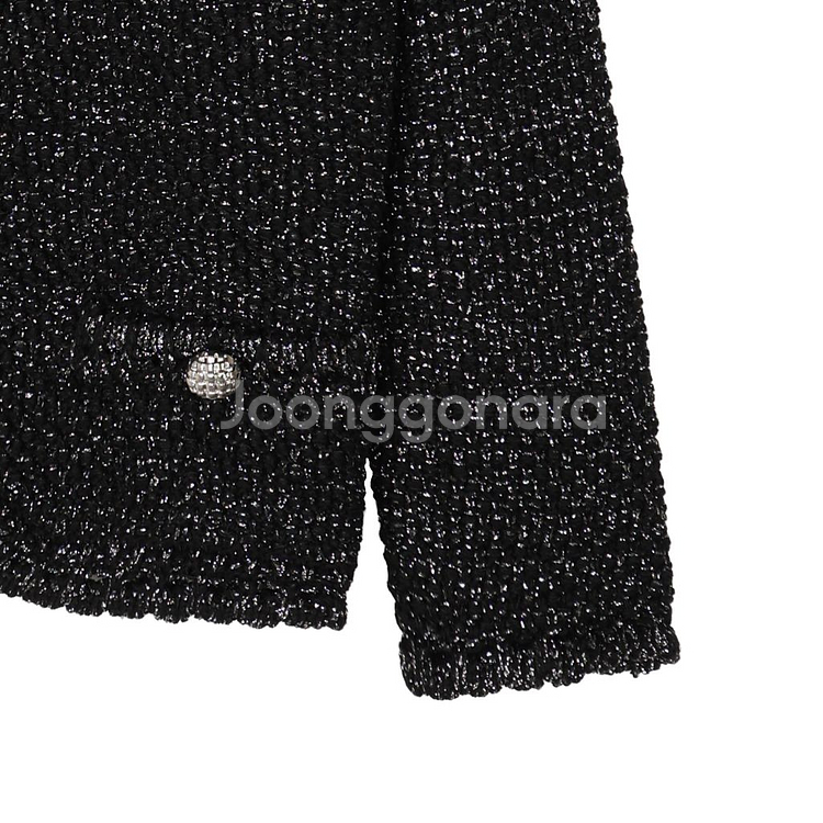 오브제스트 핸드메이드 트위드 펄 가디건 팔아요!!!--8