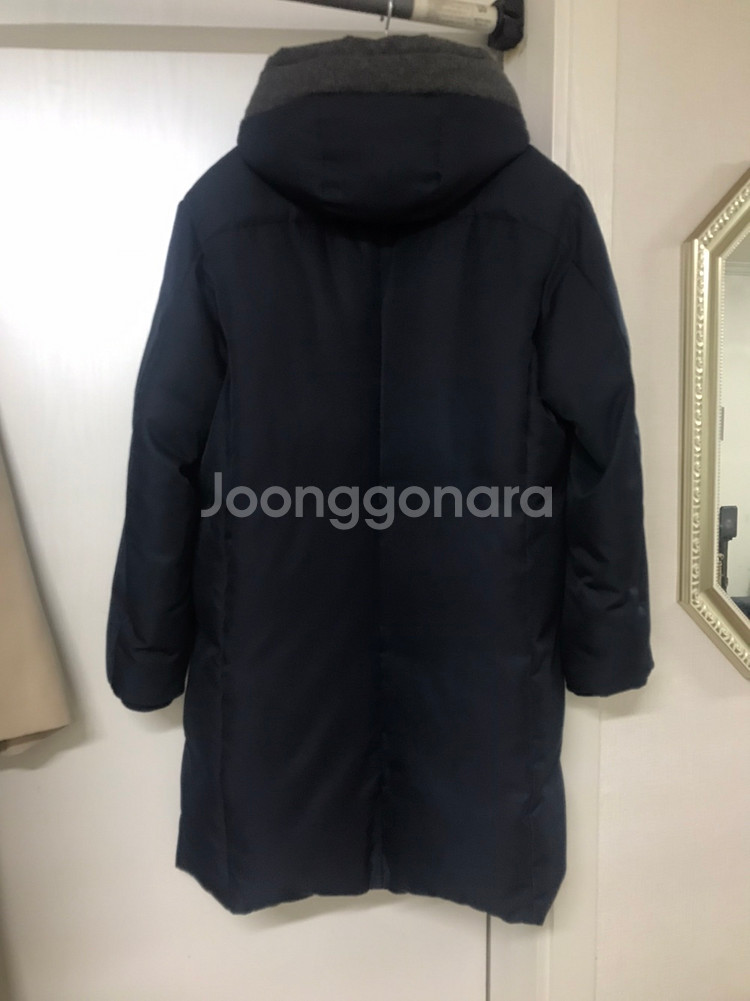 어반코드 덕다운 후드 패딩코트--1