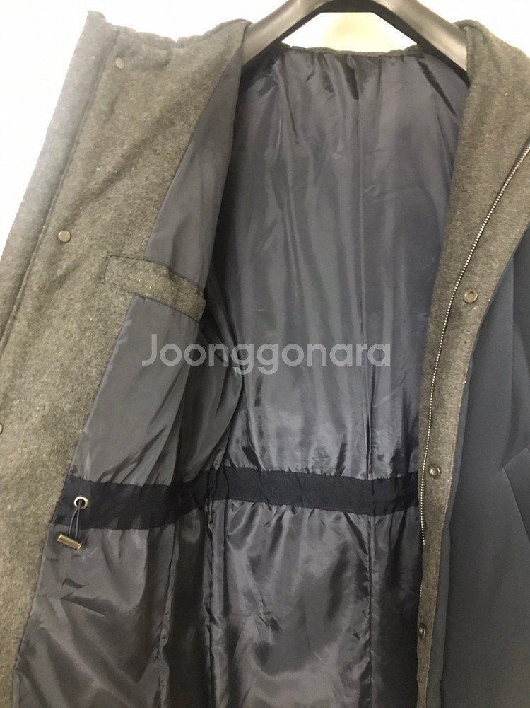 어반코드 덕다운 후드 패딩코트--2