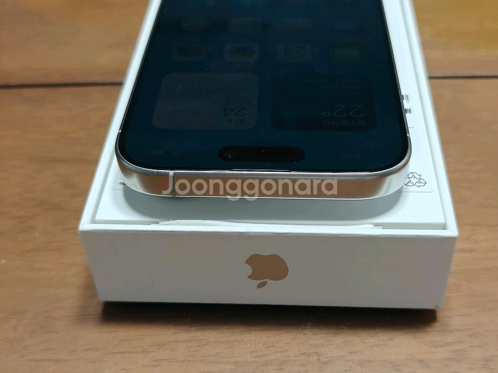 iOS 18 아이폰 16 프로 256기가 화이트 티타늄--11