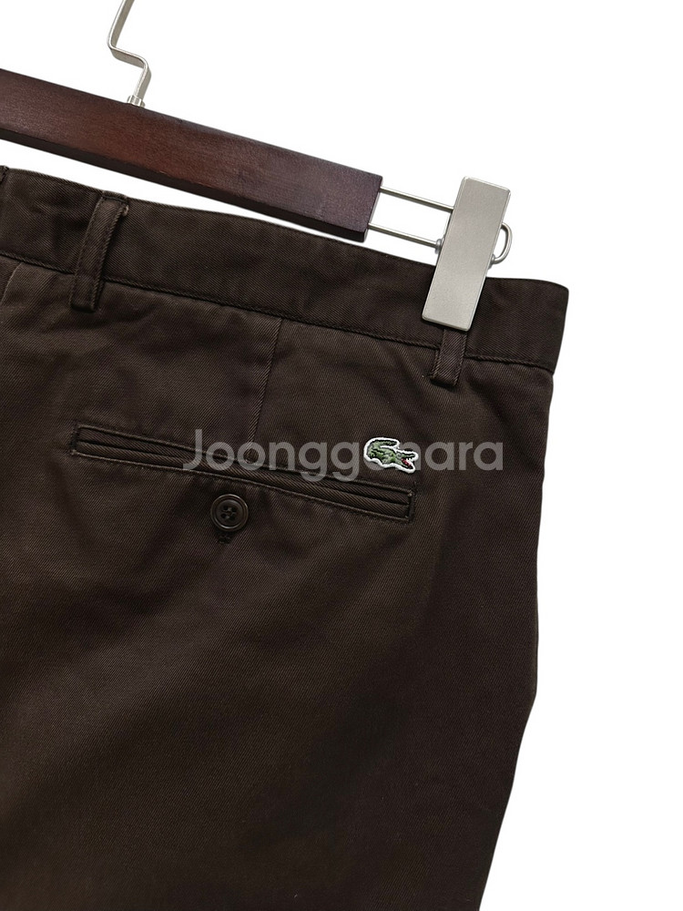 라코스테 면바지 브라운 (31)--6