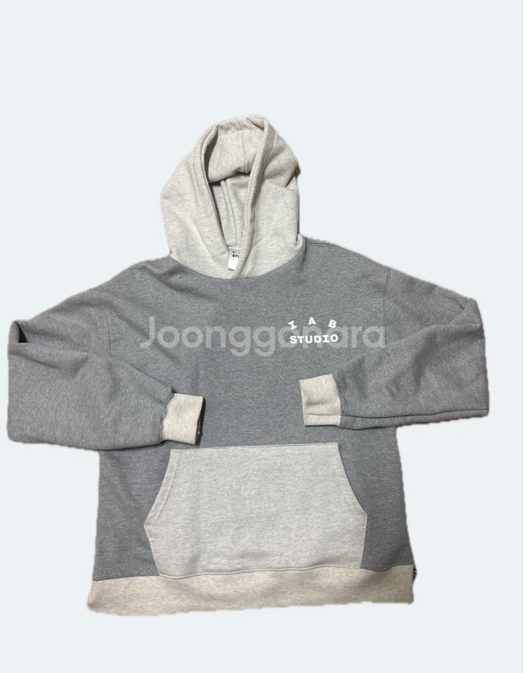 (남녀)아이앱 스튜디오 투톤 후드티 M~L--0