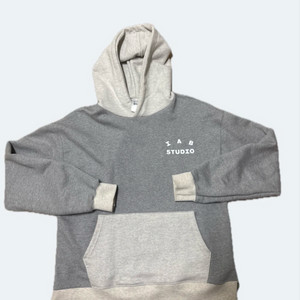 (남녀)아이앱 스튜디오 투톤 후드티 M~L