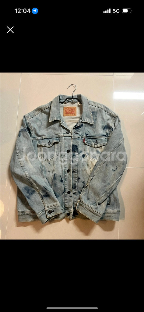 리바이스 정품 타입3 타이다이 데님 트러커 자켓 사이즈--0