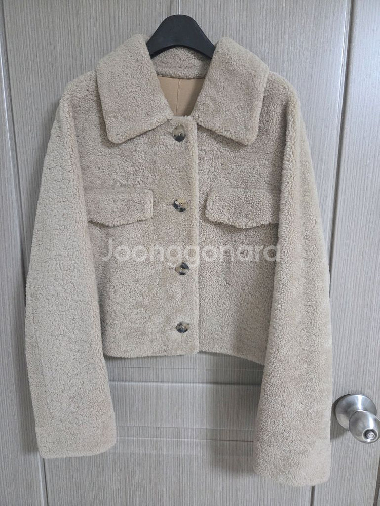 더캐시미어 램스킨퍼 재킷55 랑방 타임 마인 시스템--1