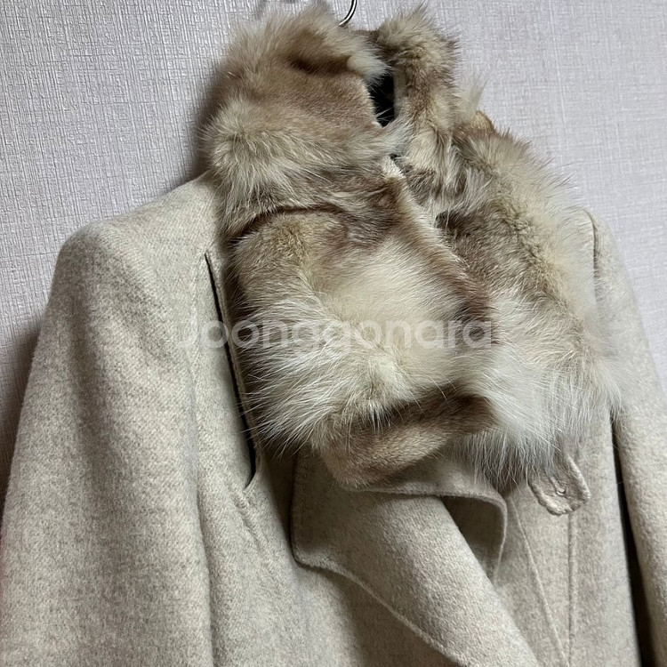 보브 털 탈부착 모직코트(55)--3