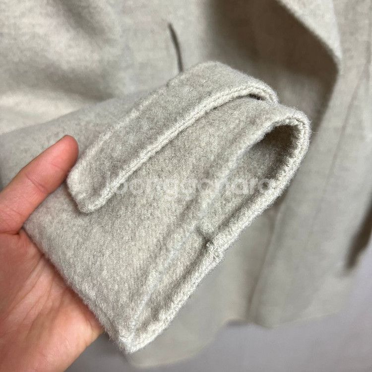 보브 털 탈부착 모직코트(55)--4