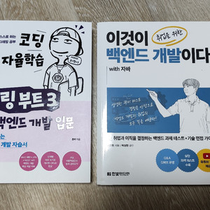 코딩자율학습 스프링부트3 + 이것이백엔드 개발이다
