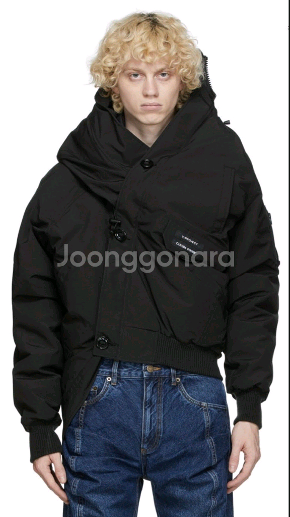 캐나다구스 와이프로젝트 찰리왁 패딩 블랙 남자M--0