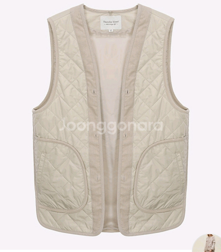 써스데이아일랜드 핸드메이드 코트(새제품)--2