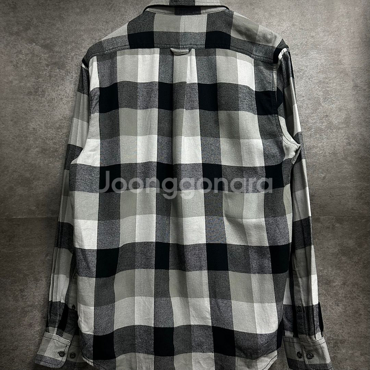 [95] 울리치 코튼 체크 긴팔 빈티지 셔츠--4