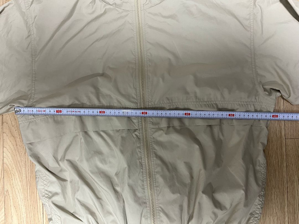 리복 경량 집업 점퍼 바람막이 원드브레이커 베이지--9