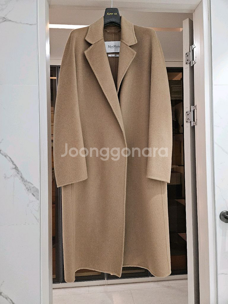 막스마라 골로소 카멜컬러 캐시미어100코트--0