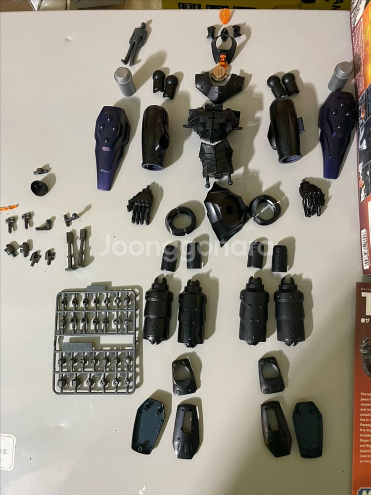 반다이 빅오 가조립후 분해+부분도색--9