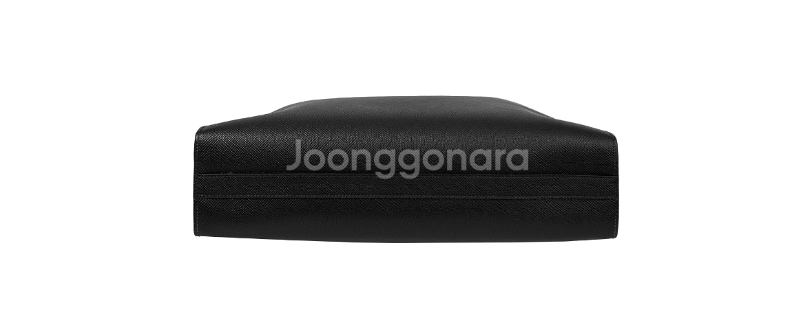 프라다 사피아노 엠보싱 로고 레더 가죽 토트백 숄더백--4