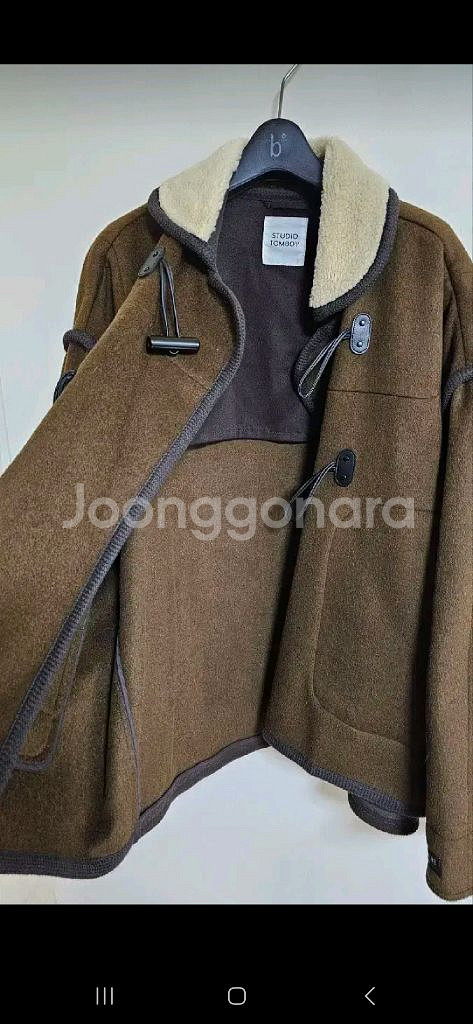 톰보이 오버핏 캐시미어 혼방 떡볶이 자켓 (517)--2