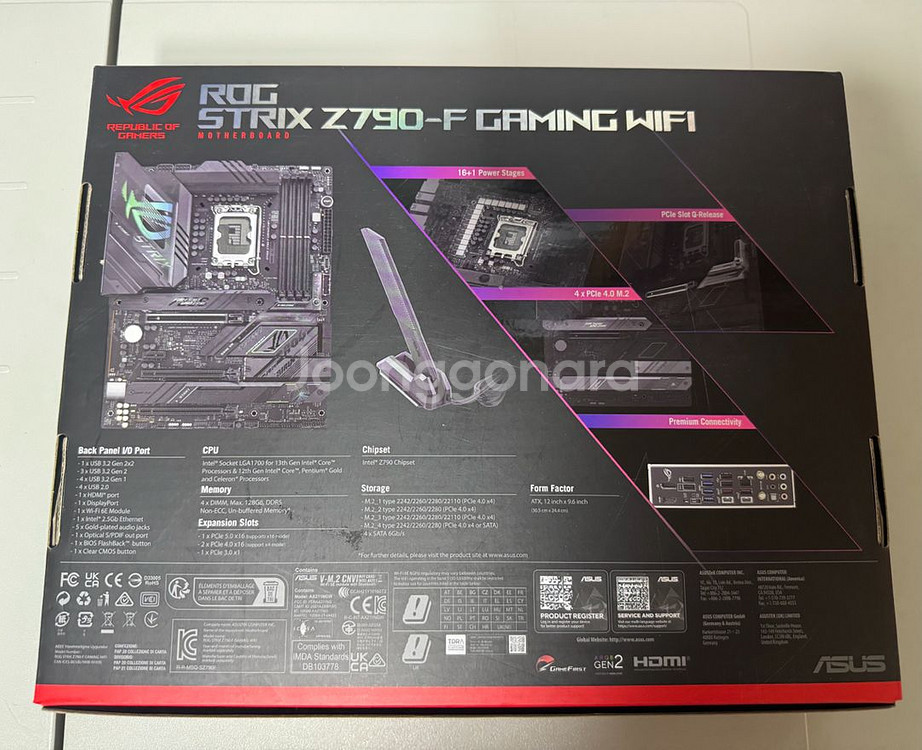 ASUS ROG STRIX Z790-F 게이밍 WIFI--1