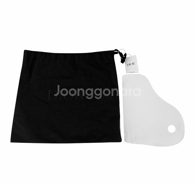 디올 오블리크 자카드 메신저 새들백 크로스백 블랙--9