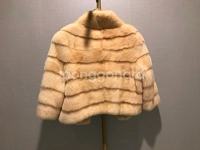통밍크 자켓 팔아요--1