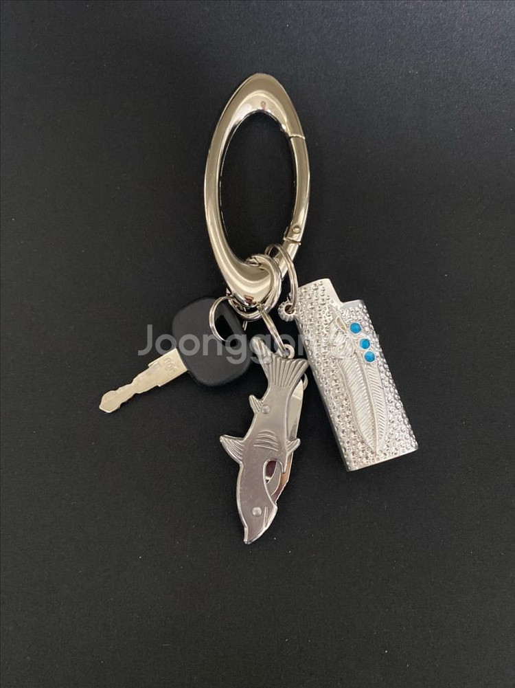 실버 라이터 케이스 키링--0