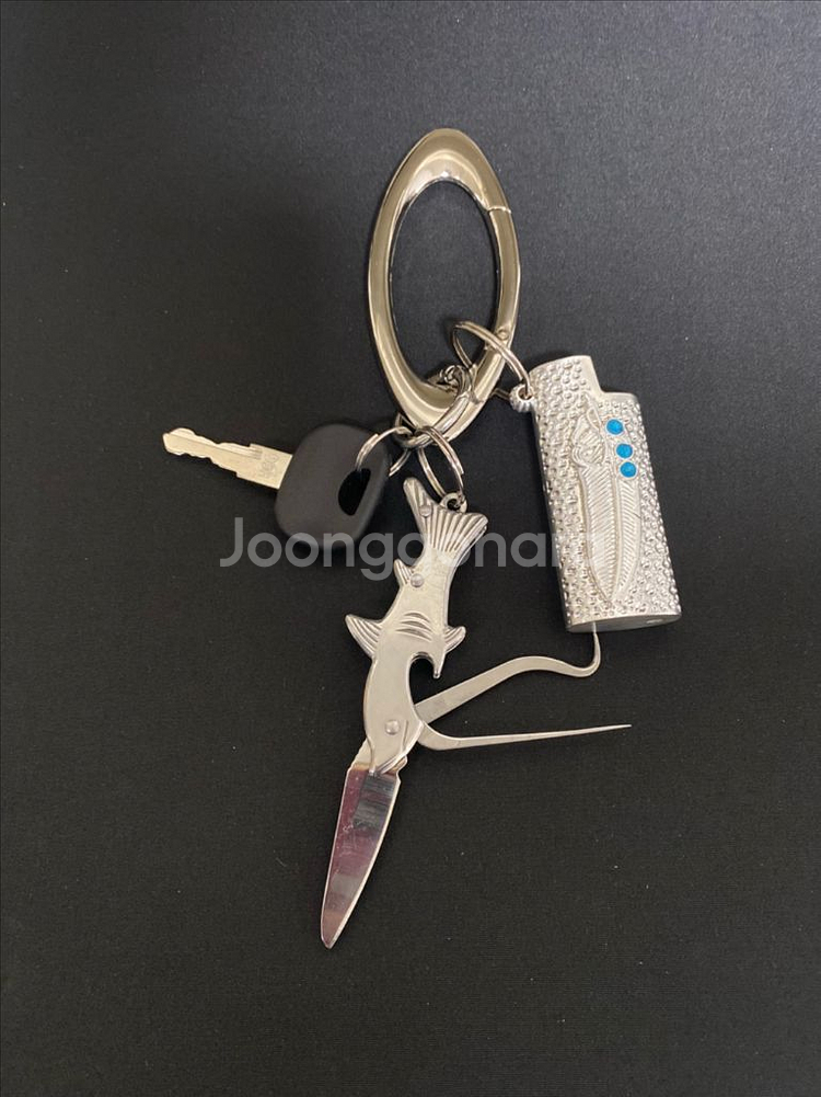 실버 라이터 케이스 키링--1