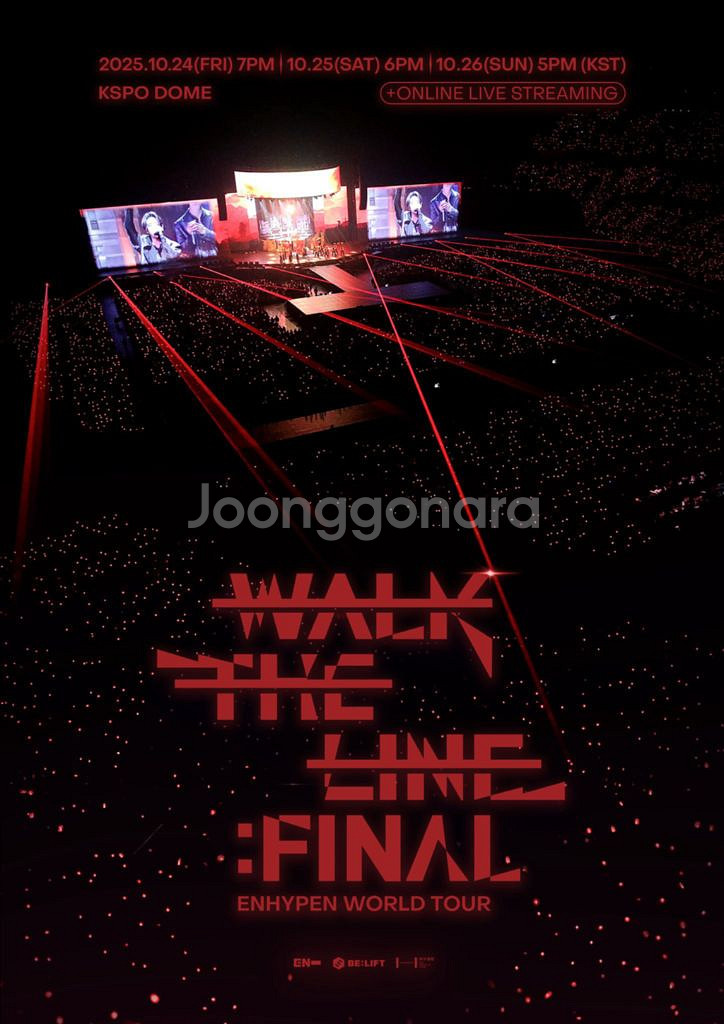 엔하이픈 콘서트 취켓팅 대리 댈티 해 드립니다--0