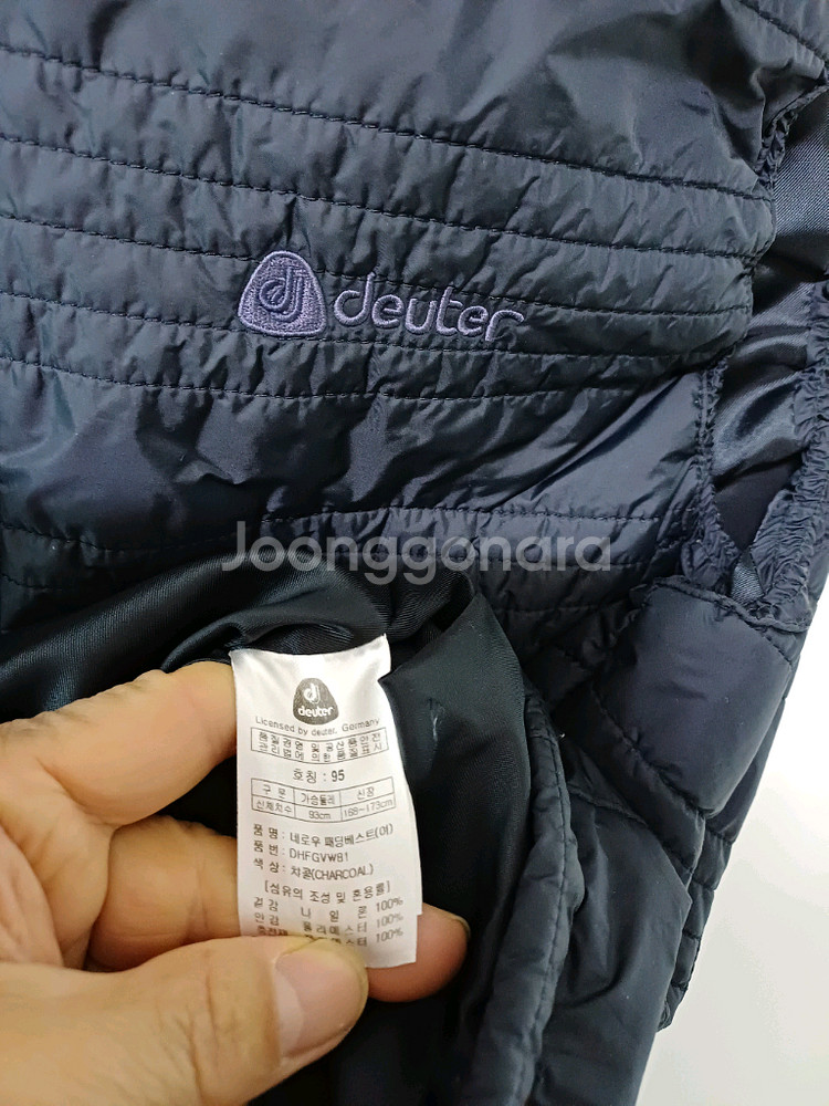 여성 도이터 슬림 패딩조끼 (네이비.95)--3