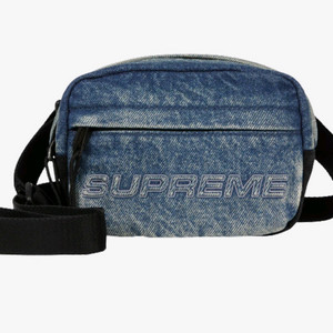 슈프림 데님 미니 숄더백 인디고