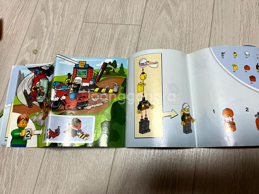 레고 소방서 놀이가방+ 덤드려요.--2