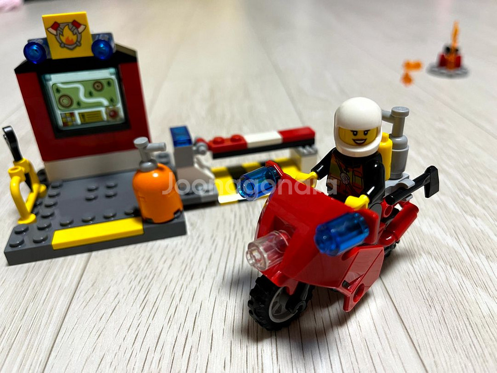 레고 소방서 놀이가방+ 덤드려요.--4