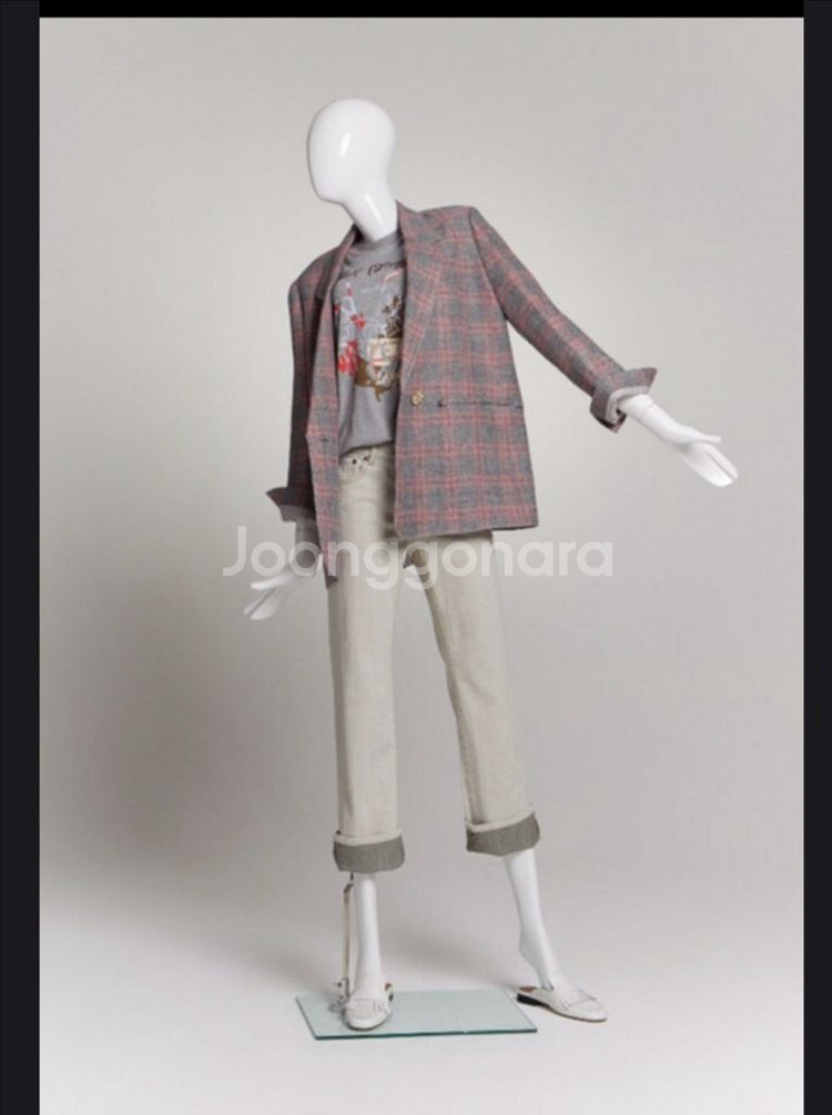 랑방컬렉션 체크자켓--5