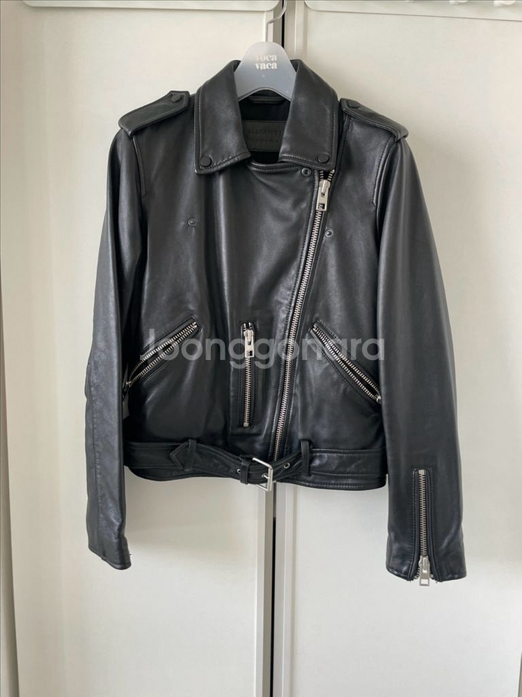 올세인츠 발펀 36사이즈 가죽자켓--0