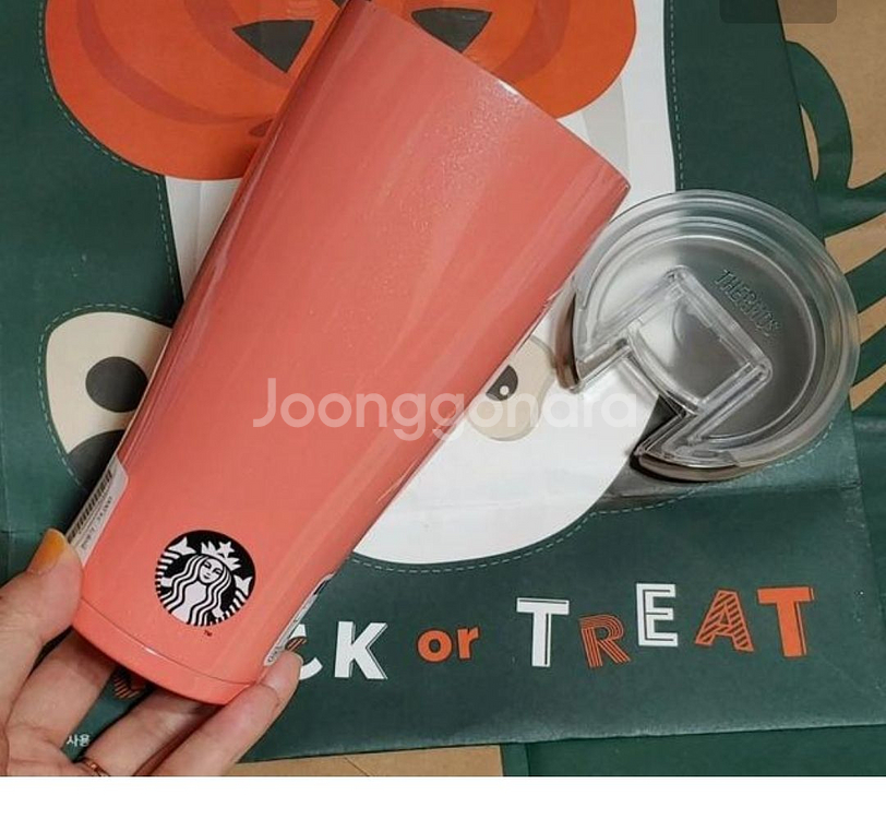 새상품)스타벅스SS 할로윈 JDE 텀블러 480ml--4