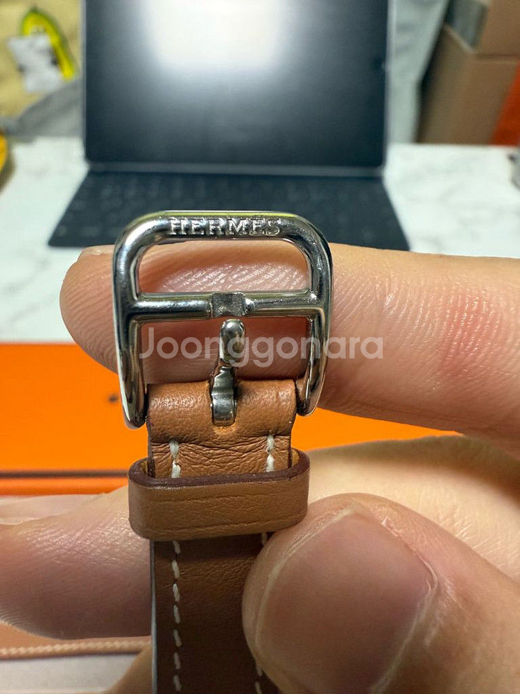 애플워치 에르메스골드 아뜰라주 더블투어 안심결제--2