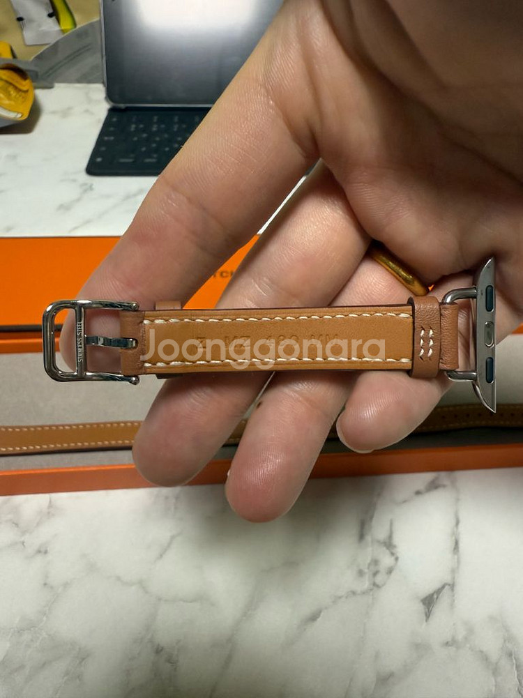 애플워치 에르메스골드 아뜰라주 더블투어 안심결제--4