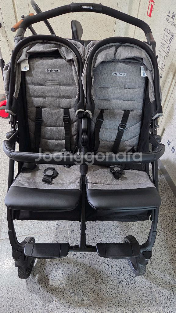pegperego 뻬그뻬레고 북포투 트윈 쌍둥이 유모차--1