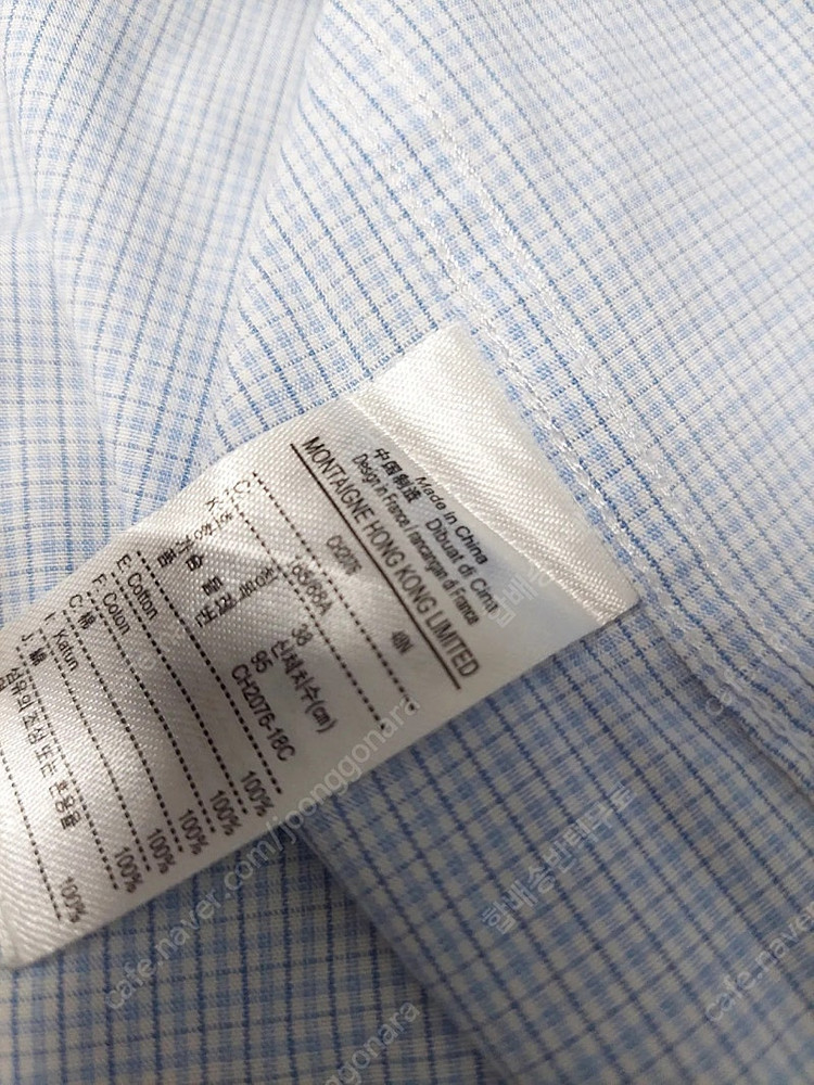 라코스테 새거수준 포켓빅로고 셔츠 남방 캐주얼셔츠--1